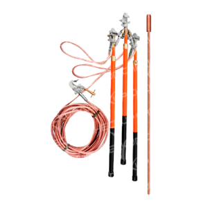 Conjunto de Aterramento Rápido e Temporário de Linha Aérea 34KV